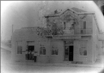 Historic view Partrick Building front elevation. Click for full size. Historic view Partrick Building front elevation image. Click for full size.