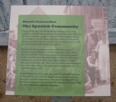 The Spanish Community Marker. Click for full size. The Spanish Community Marker image. Click for full size.