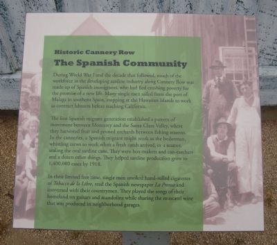 The Spanish Community Marker image. Click for full size.