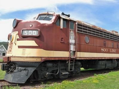 Locomotive 500-A; Sweet 'Soo' image. Click for full size.