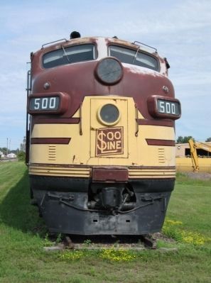 Locomotive 500-A; Sweet 'Soo' image. Click for full size.