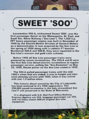 Sweet 'Soo' Marker image. Click for full size.