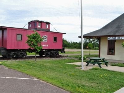 Caboose at Visitor's Center image. Click for full size.