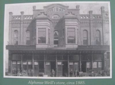 Alphonse Weill Store 1885 image. Click for full size.
