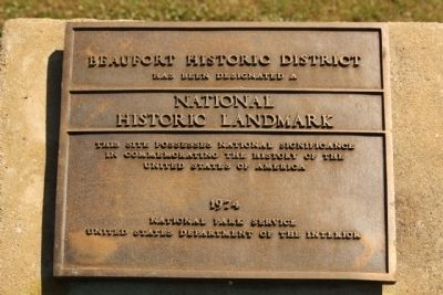Beaufort Historic District Marker image. Click for full size.
