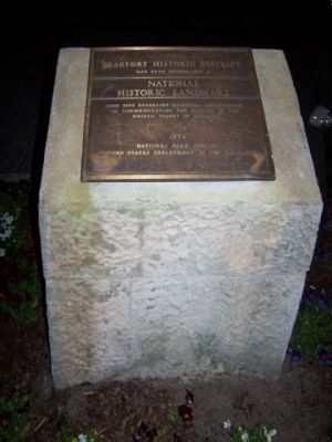 Beaufort Historic District Marker image. Click for full size.