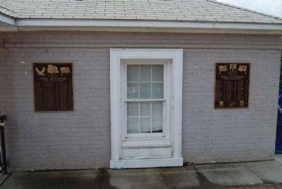 Wall of Honor 2010 (Left) and 2011 (Right) Plaques image. Click for full size.