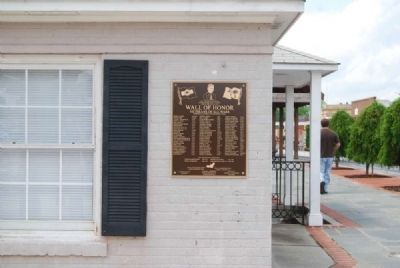 Wall of Honor 2012 Plaque image. Click for full size.