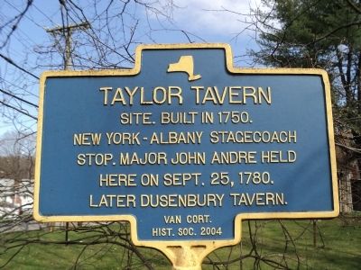 Taylor Tavern Marker image. Click for full size.