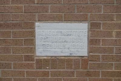 Seneca Institute Cornerstone image. Click for full size.