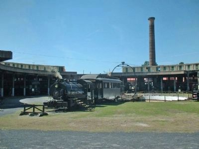 Roundhouse and Turntable. Click for full size. Roundhouse and Turntable image. Click for full size.