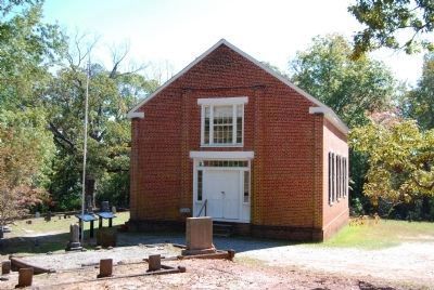 Old Pickens Presbyterian Church<br>Front (Northwest) Side. Click for full size. Old Pickens Presbyterian Church<br>Front (Northwest) Side image. Click for full size.