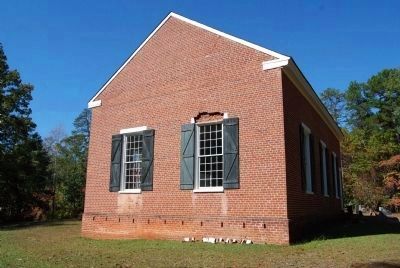 Old Pickens Presbyterian Church<br>Rear (Southeast) Side. Click for full size. Old Pickens Presbyterian Church<br>Rear (Southeast) Side image. Click for full size.