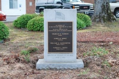 Six Mile Veterans Monument. Click for full size. Six Mile Veterans Monument image. Click for full size.