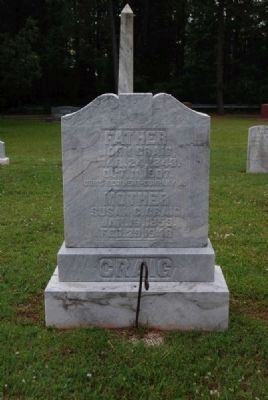 John & Susan Craig Tombstone image. Click for full size.