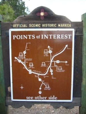 <i>Rear of:</i> Glorieta Pass Battlefield Marker image. Click for full size.