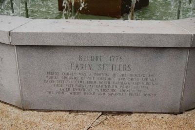 Elberton Granite Bicentennial Memorial Fountain<br>Second Panel image. Click for full size.