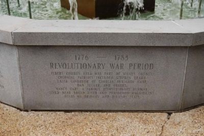 Elberton Granite Bicentennial Memorial Fountain<br>Third Panel image. Click for full size.