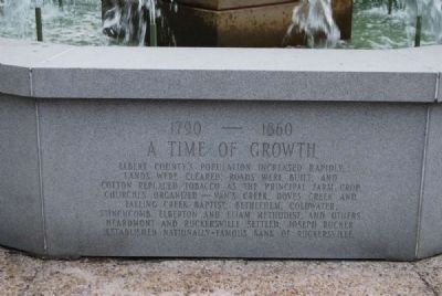 Elberton Granite Bicentennial Memorial Fountain<br>Sixth Panel image. Click for full size.