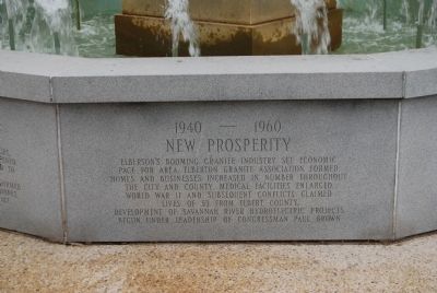 Elberton Granite Bicentennial Memorial Fountain<br>Twelfth Panel image. Click for full size.
