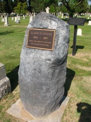 Captain Elisha Stephens Grave Marker image. Click for full size.
