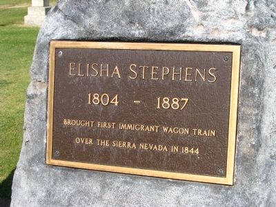 Captain Elisha Stephens Marker image. Click for full size.