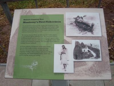 Monterey’s First Fishermen Marker. Click for full size. Monterey’s First Fishermen Marker image. Click for full size.