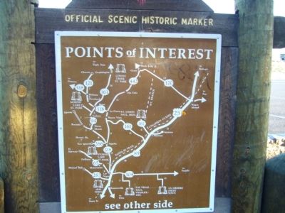 Santa Fe Trail Marker Reverse. Click for full size. Santa Fe Trail Marker Reverse image. Click for full size.