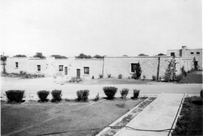 Fort Clark's Post Motor Pool, built in 1939 image. Click for full size.