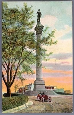 Confederate Soldiers and Sailors Monument, Richmond, Va. image. Click for full size.