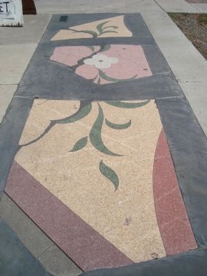 Remains of the Terrazzo Sidewalk image. Click for full size.