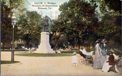 Gen'l W.C. Wickham Monument (In Monroe Park), Richmond, Va. image. Click for full size.