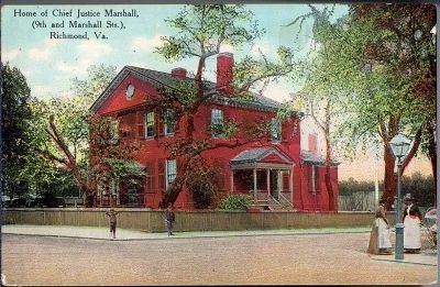 Home of Chief Justice Marshall, (9th and Marshall Sts)., Richmond, Va. image. Click for full size.