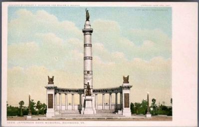 Jefferson Davis Memorial, Richmond, Va. image. Click for full size.