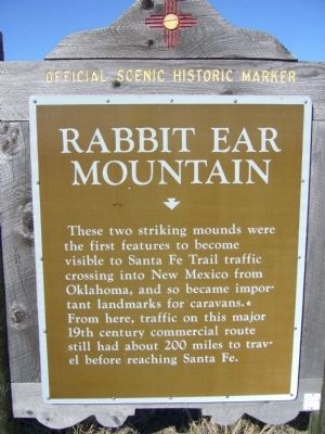 Rabbit Ear Mountain Marker image. Click for full size.