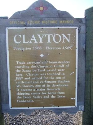 Clayton Marker. Click for full size. Clayton Marker image. Click for full size.