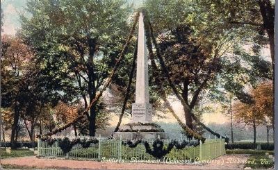 Soldiers' Monument (Oakwood Cemetery), Richmond, Va. image. Click for full size.