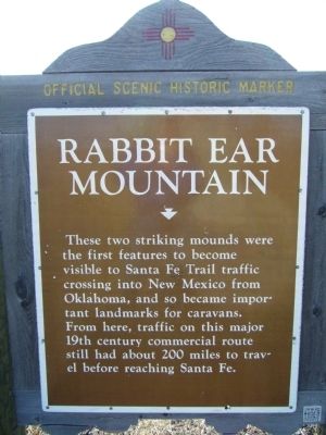 Rabbit Ear Mountain Marker image. Click for full size.