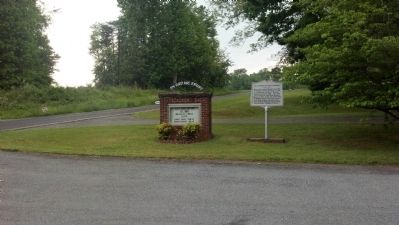 Flat Rock Baptist Church Marker. Click for full size. Flat Rock Baptist Church Marker image. Click for full size.