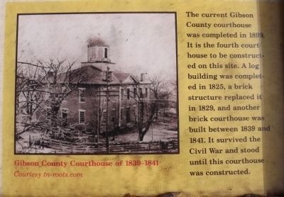 Gibson County Courthouse of 1839-1841 image. Click for full size.
