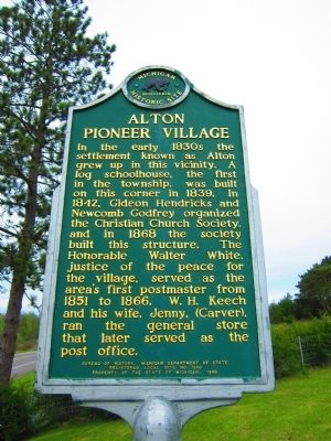 Alton Pioneer Village Marker image. Click for full size.
