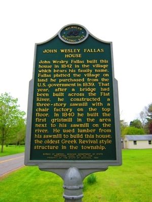 John Wesley Fallas House Marker image. Click for full size.