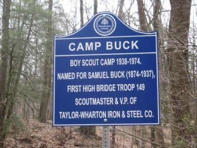 Camp Buck Marker image. Click for full size.