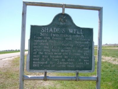 Shade's Well Marker image. Click for full size.