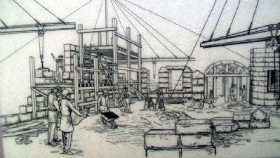 Digging Down and Building Up Marker Illustration image. Click for full size.