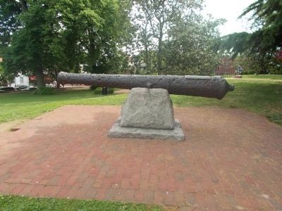St. Mary's City Cannon - With Renovated Brick Work image. Click for full size.