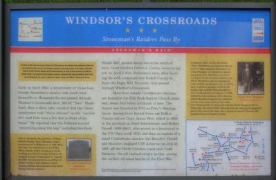 Windsor's Crossroads Marker image. Click for full size.