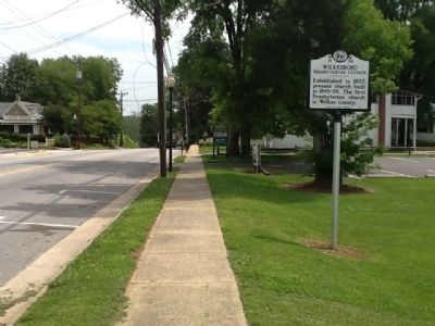 Wilkesboro Presbyterian Church Marker image. Click for full size.