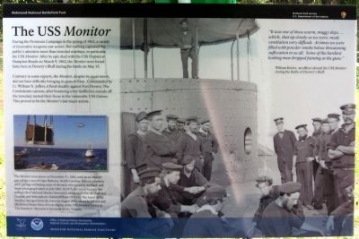 The USS <i>Monitor</i> Marker image. Click for full size.