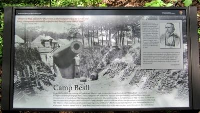 Camp Beall Marker image. Click for full size.